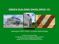 Green Building Envelopes